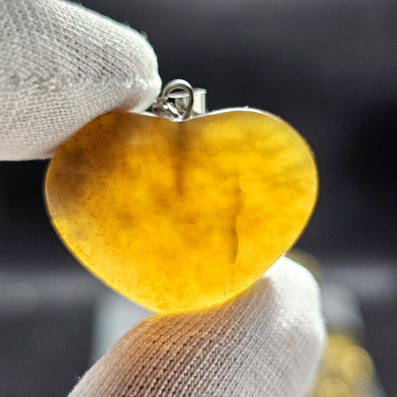 آویز گردنبند سنگ طبیعی عقیق