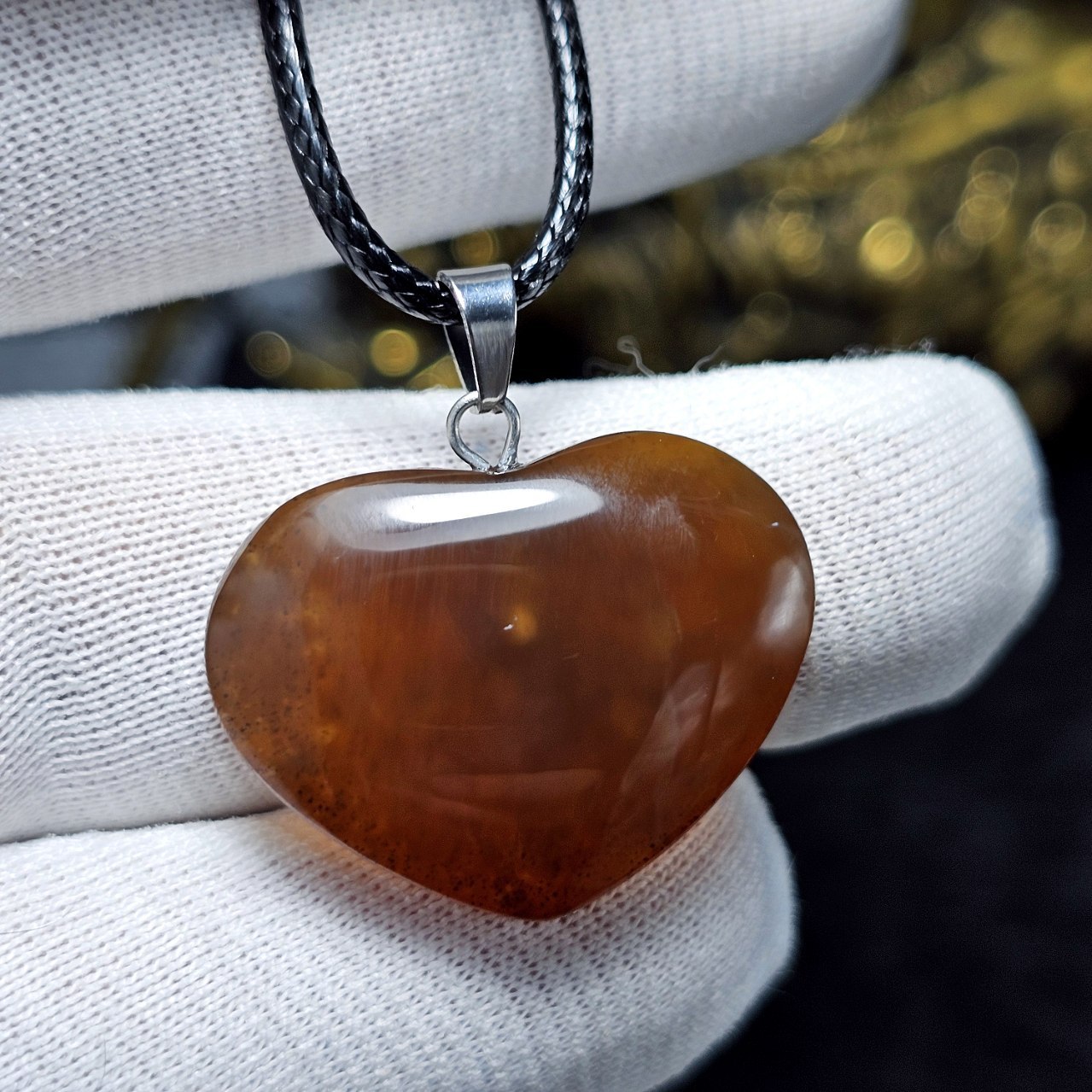 آویز گردنبند سنگ طبیعی