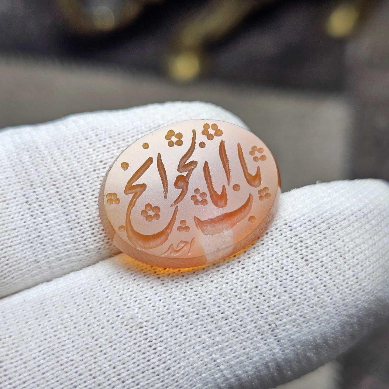 نگین سنگ عقیق معدنی خراسانی