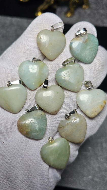 پک ۱۰ عددی گردن آویز های سنگ معدنی