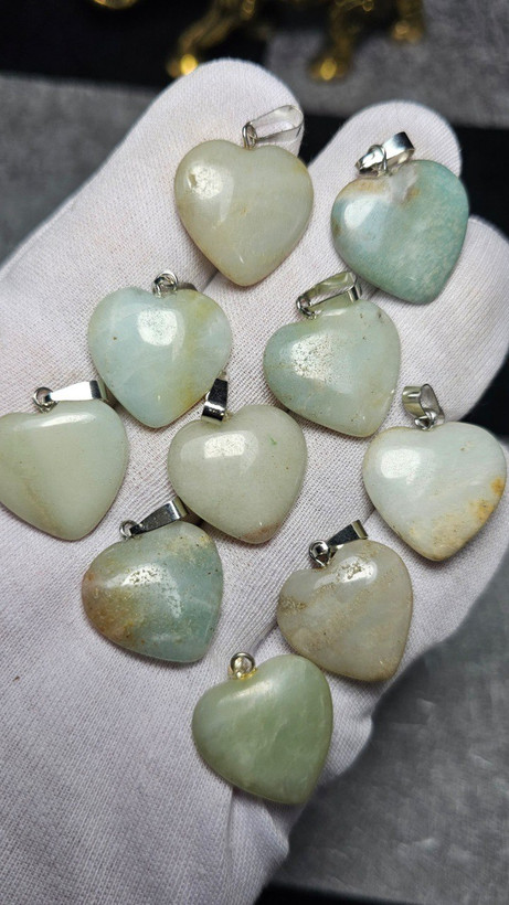 پک ۱۰ عددی گردن آویز های سنگ معدنی