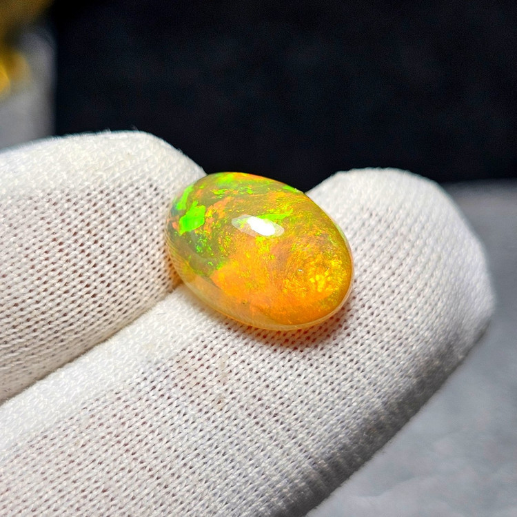 سنگ طبیعی اپال معدنی اتیوپی رفلکس عالی