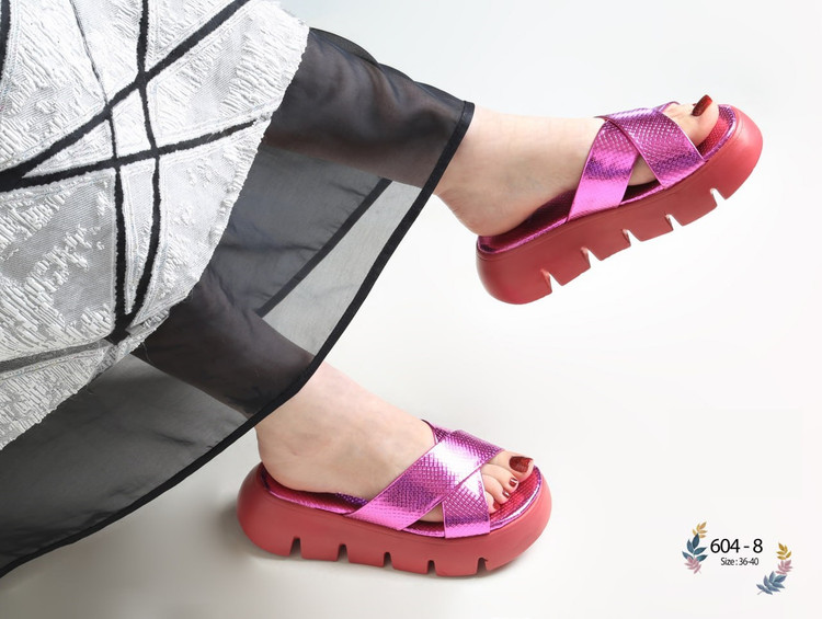 صندل مجلسی زنانه کد 604-8 (پاشنه: حدود 5 سانتی متر)