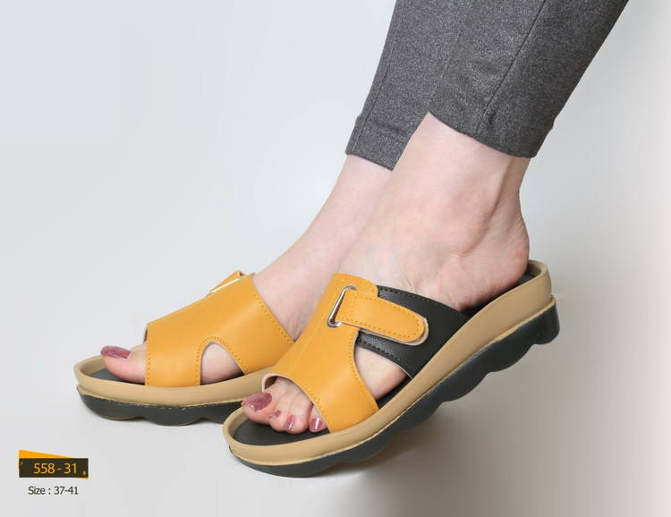 صندل روفرشی مجلسی زنانه کد 558-31