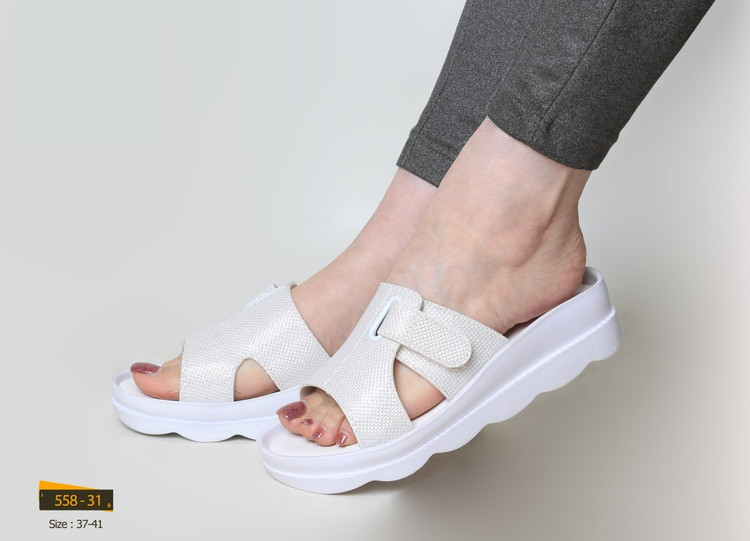 صندل روفرشی مجلسی زنانه کد 558-31