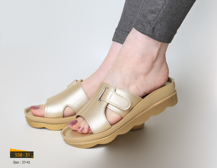 صندل روفرشی مجلسی زنانه کد 558-31