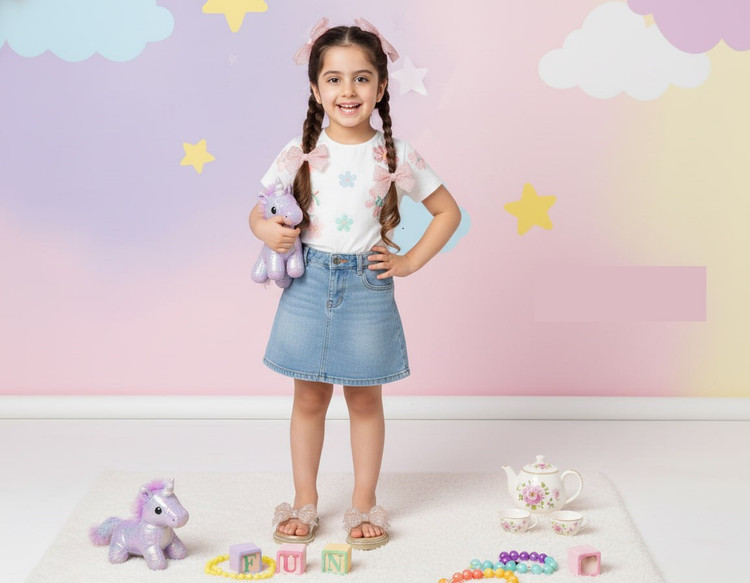 صندل رو فرشی بچگانه کد B628-6