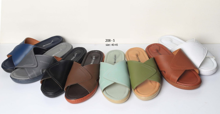 صندل رو فرشی مردانه با کفی طبی (جدید) کد 208-5
