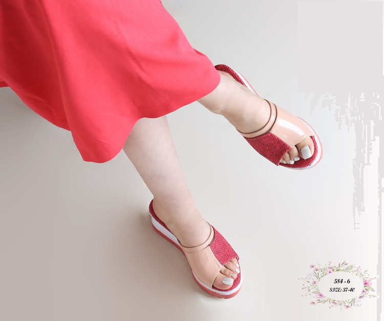 صندل مجلسی زنانه کد 584-6 (پاشنه: بین 7 - 8 سانتی متر)