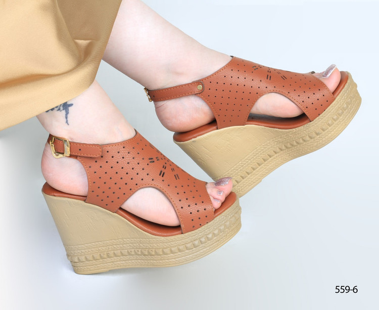 صندل مجلسی زنانه کد 559-6 (پاشنه: عقب حدود 11 / جلو حدود 5 cm)