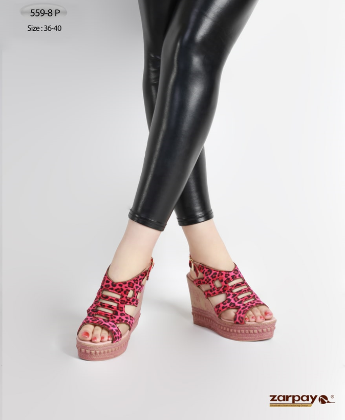 صندل مجلسی _ روفرشی زنانه کد 559-8P (پاشنه: عقب حدود 11 / جلو حدود 5 cm)