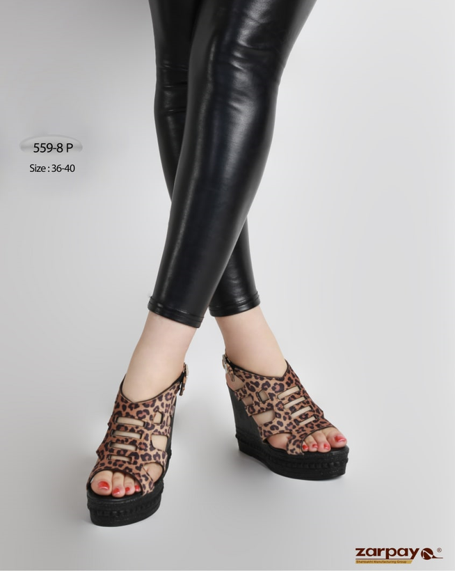 صندل مجلسی _ روفرشی زنانه کد 559-8P (پاشنه: عقب حدود 11 / جلو حدود 5 cm)