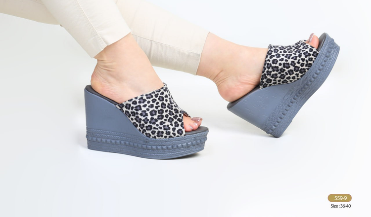 صندل مجلسی _ روفرشی زنانه کد 559-9 (پاشنه: عقب حدود 11 / جلو حدود 5 cm)