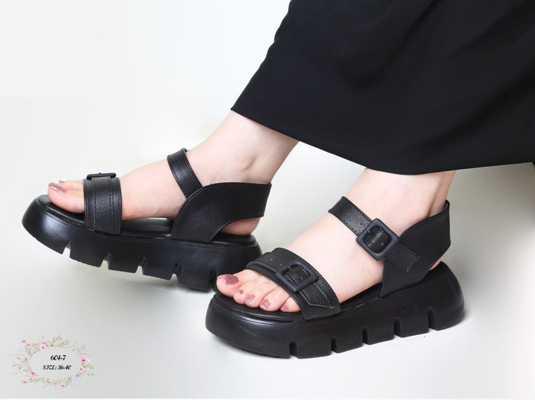 صندل مجلسی رو فرشی _ تابستانی زنانه کد 604-7 (لژ حدود 5 سانت)