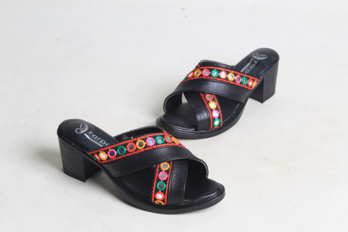 صندل رو فرشی مجلسی زنانه کد 570-8 (پاشنه: حدود 7cm)