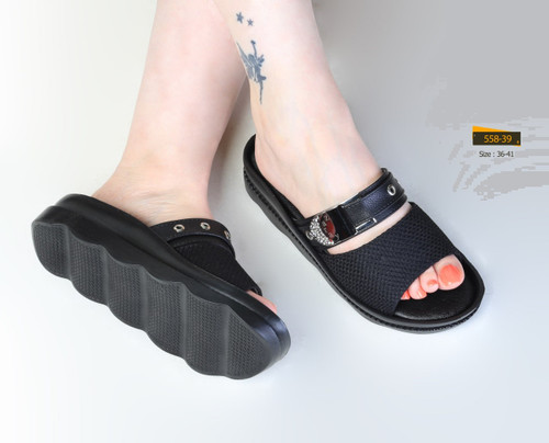 صندل رو فروشی مجلسی _ تابستانی کد 558-39 (لژ: حدود 4cm)