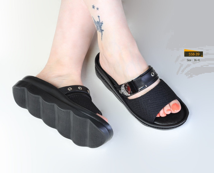 صندل رو فروشی مجلسی _ تابستانی کد 558-39 (لژ: حدود 4cm)