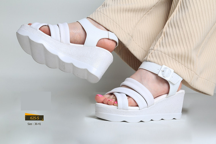 صندل رو فروشی مجلسی و تابستانی (پاشنه: عقب حدود 7cm / جلو حدود 3cm) کد 625-5