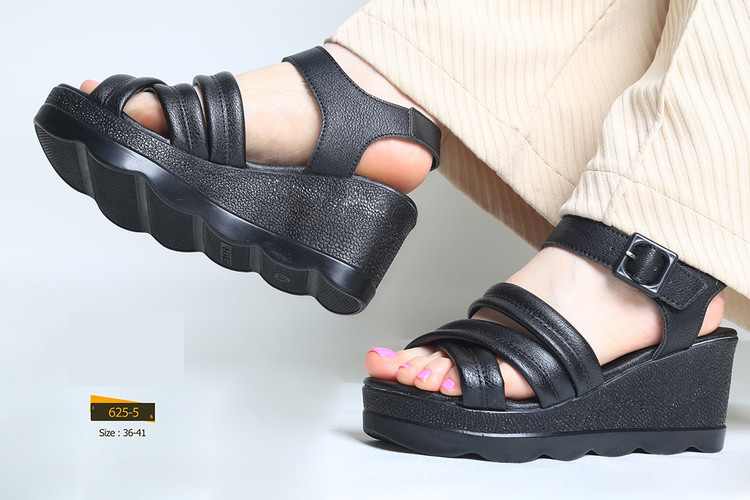 صندل رو فروشی مجلسی و تابستانی (پاشنه: عقب حدود 7cm / جلو حدود 3cm) کد 625-5