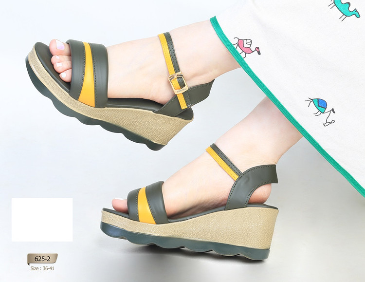 صندل رو فروشی مجلسی و تابستانی (سری 1) (پاشنه: عقب حدود 7cm / جلو حدود 3cm) کد 625-2