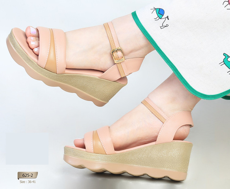 صندل رو فروشی مجلسی و تابستانی (سری 1) (پاشنه: عقب حدود 7cm / جلو حدود 3cm) کد 625-2