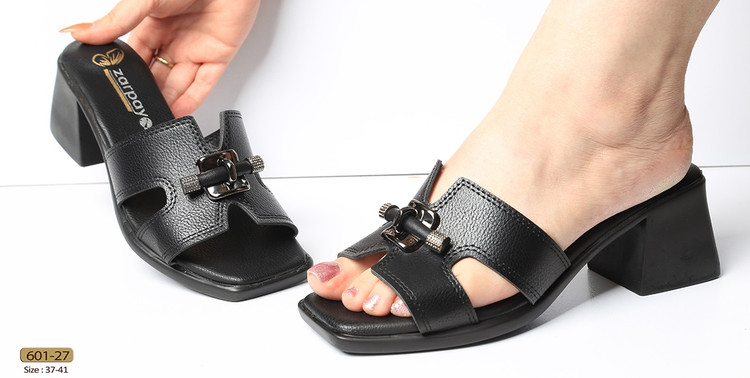 صندل رو فرشی _ مجلسی زنانه کد 601-27 (پاشنه: حدود 5cm)