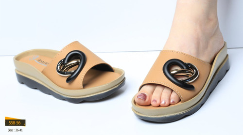 صندل روفرشی مجلسی _ تابستانی زنانه کد 558-56
