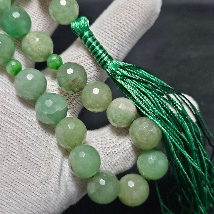 تسبیح ۳۳ دانه اونتورین معدنی کد 39473