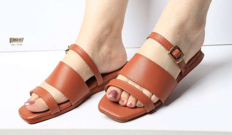 صندل روفرشی مجلسی زنانه کد 642-4