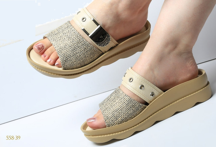 صندل رو فروشی مجلسی _ تابستانی کد 558-39 (لژ: حدود 4cm)