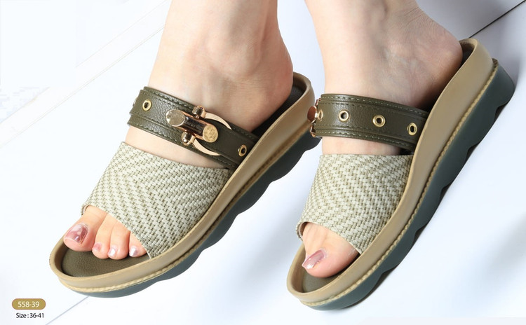 صندل رو فروشی مجلسی _ تابستانی کد 558-39 (لژ: حدود 4cm)