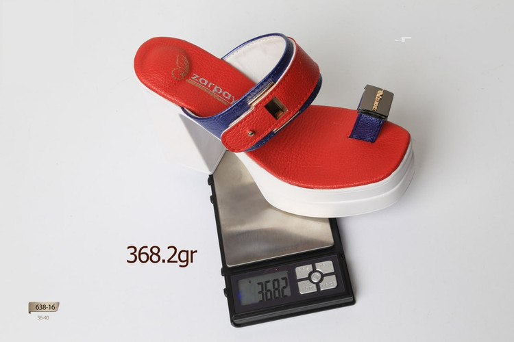 صندل رو فرشی _ مجلسی زنانه (پاشنه: عقب 12cm، جلو 4cm) کد 638-16
