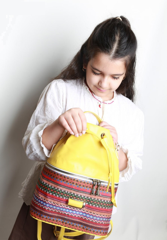 کیف کوله پشتی دخترانه کد 100