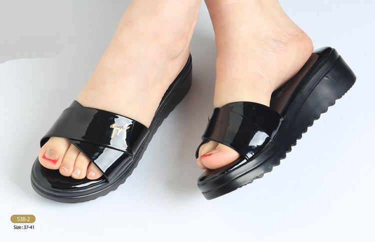 صندل رو فرشی _ تابستانی زنانه (لژ: حدود 4cm) کد 538-2