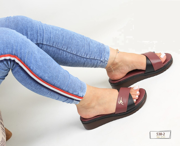صندل رو فرشی _ تابستانی زنانه (لژ: حدود 4cm) کد 538-2