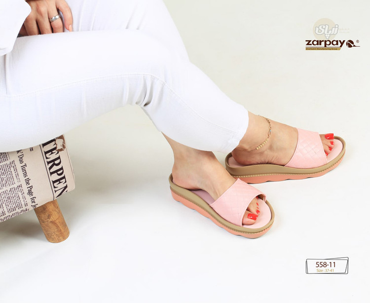 صندل رو فرشی _ تابستانی زنانه (لژ: حدود 3cm) کد 558-11