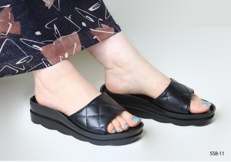 صندل رو فرشی _ تابستانی زنانه (لژ: حدود 3cm) کد 558-11